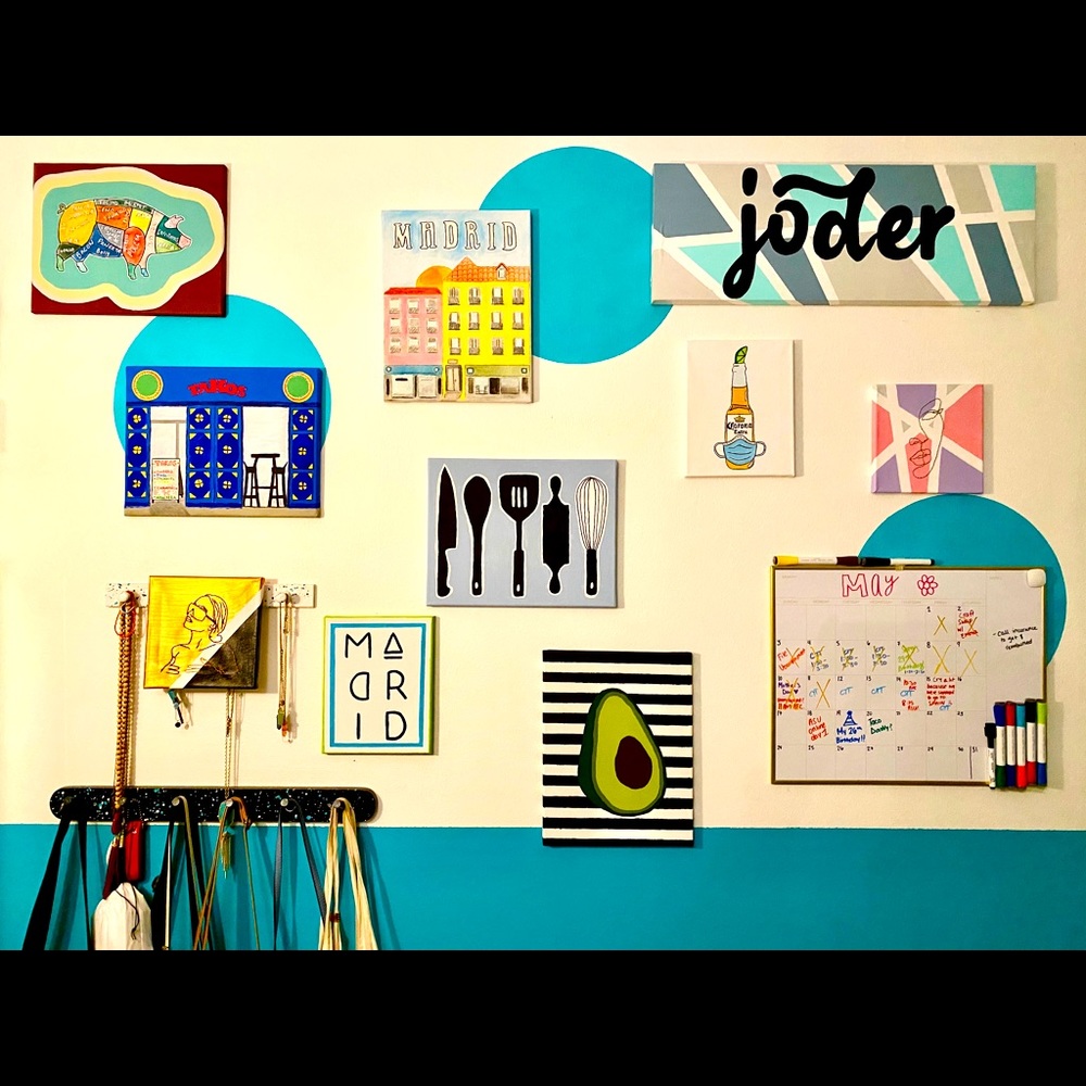 Custom painted canvases